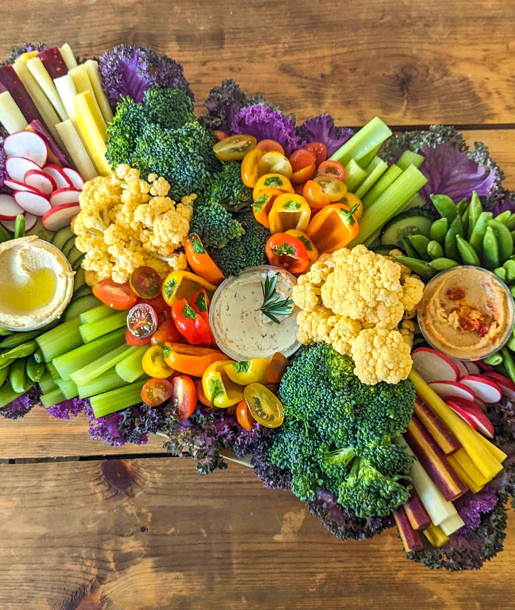 Crudités Boards  Cured and Cultivated