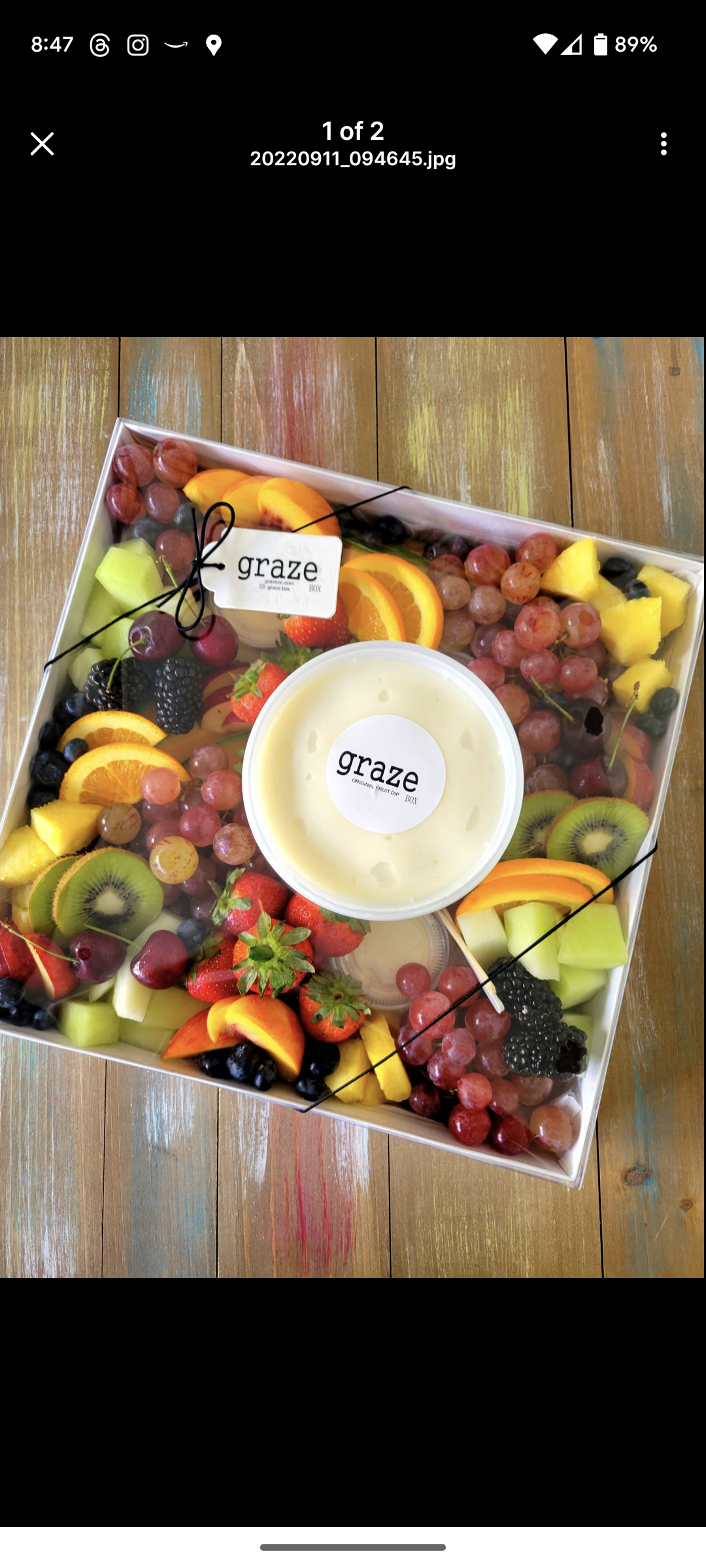 8oz Graze Box Fruit Dip