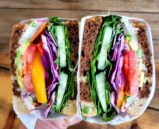 California Veg Half Sandwich & Charcuterie Box